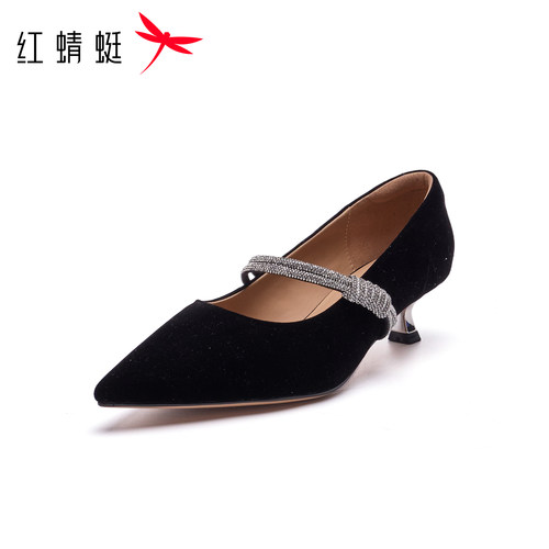 【门店发货】红蜻蜓2026秋季新品优雅晚宴时装女单鞋BQ7702602