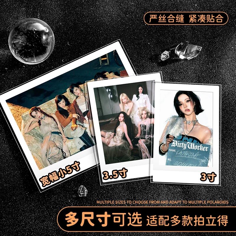 拍立得宝丽来系列卡膜MINI方形sq宽幅wide宝丽来go