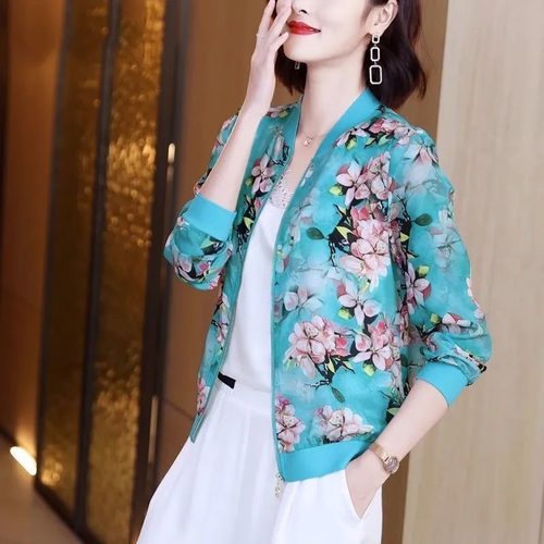 专柜撤回原单女装防晒衣短外套潮