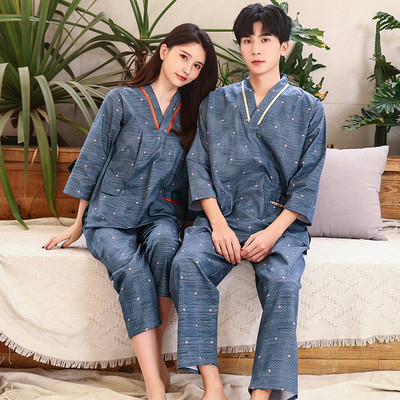 汗蒸服男女长袖按摩服浴服保健桑拿洗浴服家居服睡衣套装足疗服女