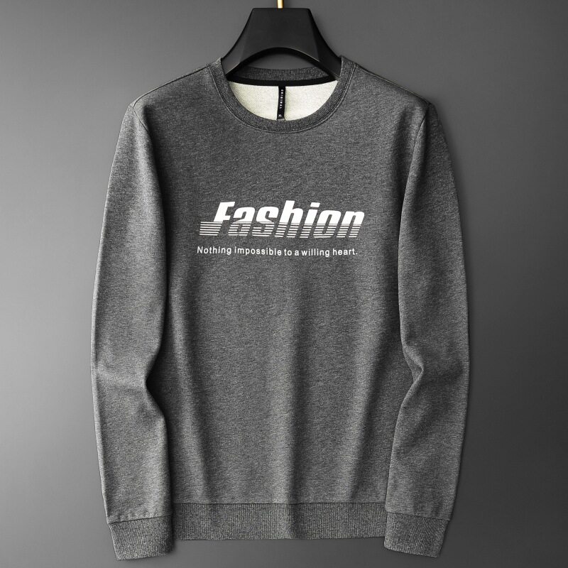 2026春季新款高端男士天然纯棉男款卫衣大码休闲运动时尚上衣外贸