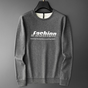 2025春季新款高端男士天然纯棉男款卫衣大码休闲运动时尚上衣外贸