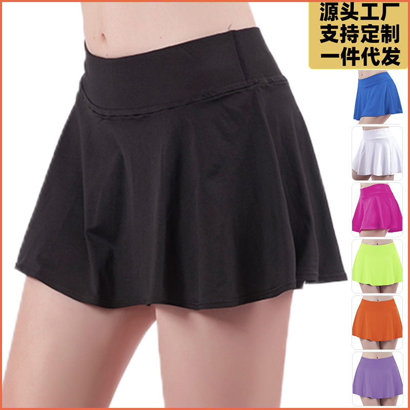 2025瑜伽裤女士速干网球短裙户外跑步健身运动裙裤瑜伽时尚外贸
