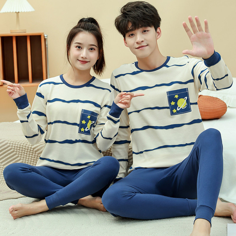 24青少年秋衣秋裤套装男大童初中生高中生纯棉学生保暖内衣棉毛衫