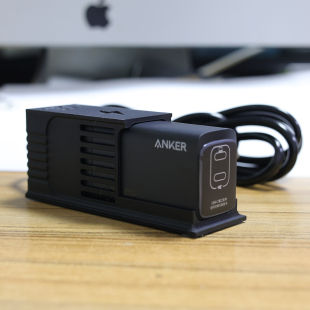 不含充电器 安克Anker120w737充电器底座桌面充电站 仅卖底座