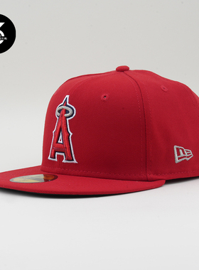 韩国代购NEWERA纽亦华5950平沿全封闭棒球帽MLB洛杉矶天使59FIFTY
