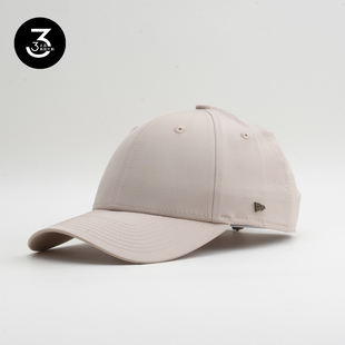 韩国代购NEWERA纽亦华黑标系列速干防晒无LOGO940硬顶棒球帽卡其