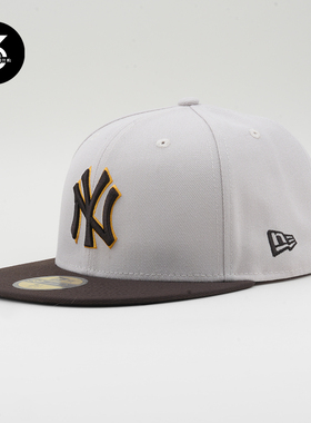 韩国代购NEWERA纽亦华帽子MLB5950封闭棒球帽NY纽约扬基拼色黑灰