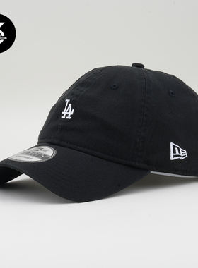 韩国代购NEWERA纽亦华帽子940小标软顶男女LA鸭舌帽棒球帽黑色