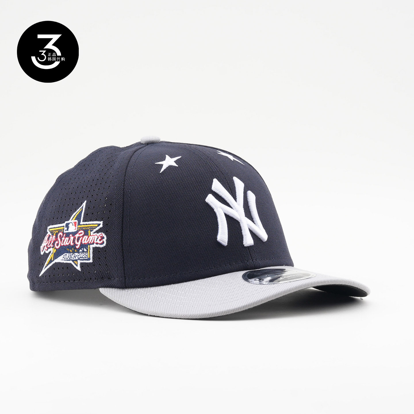 美国代购NEWERA纽亦华MLB全明星940硬顶网眼防晒棒球帽NY纽约扬基