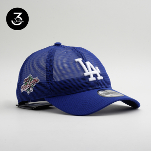 韩国代购 NEWERA纽亦华世界大赛系列940软顶网眼LA大标棒球帽宝蓝