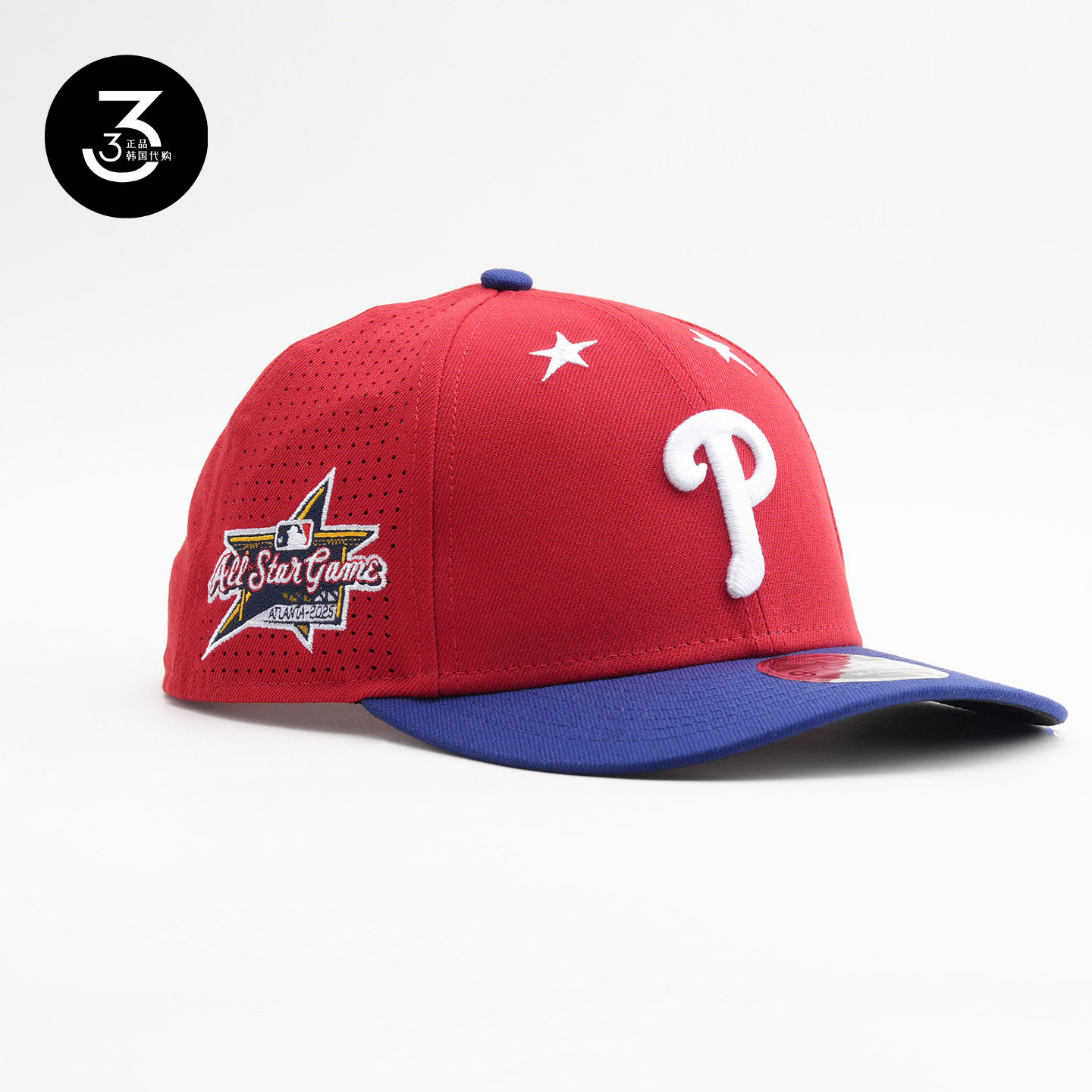 美国代购NEWERA纽亦华MLB全明星940硬顶网眼棒球帽P标费城费城人