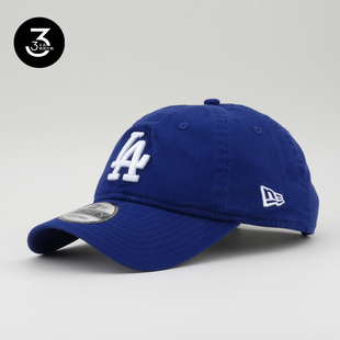 韩国代购 NEWERA纽亦华940软顶大标男女大头围棒球帽LA道奇宝蓝色