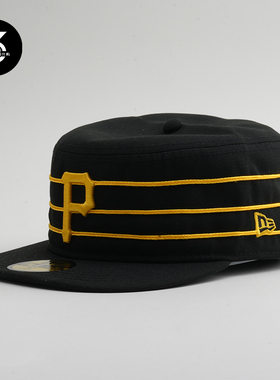 韩国代购NEWERA纽亦华PILLBOX复古平沿全封闭药盒帽黄P匹兹堡海盗