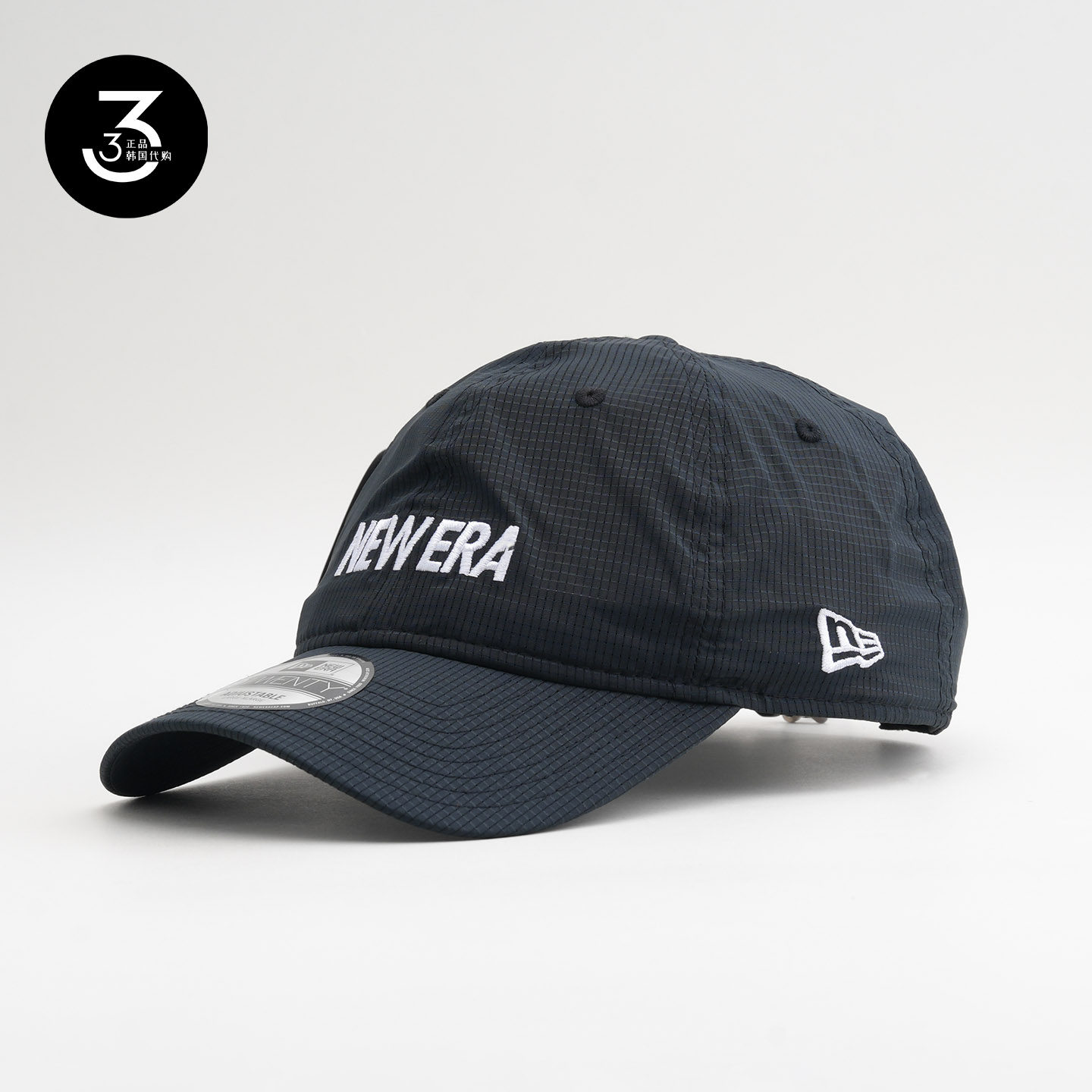 韩国代购NEWERA纽亦华DotAir面料超轻速干透气920软顶棒球帽黑色