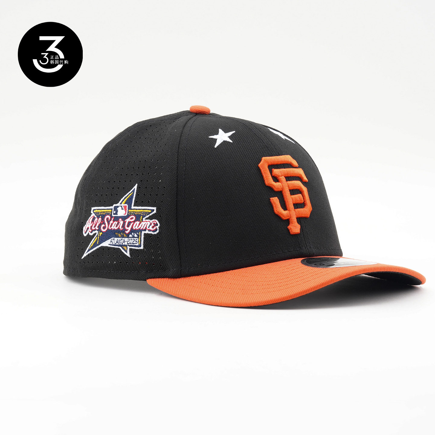 美国代购NEWERA纽亦华MLB全明星940硬顶网眼棒球帽SF旧金山巨人