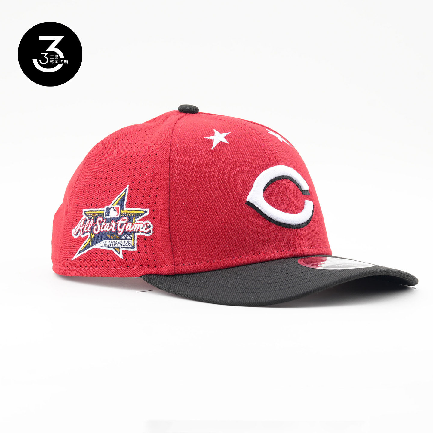美国代购NEWERA纽亦华MLB全明星940硬顶网眼棒球帽辛辛那提红人