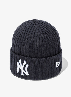 韩国代购NEWERA纽亦华美利奴羊毛冬季滑雪防寒保暖冷帽NY洋基灰色