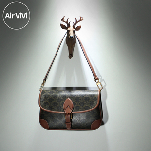 时尚 2025秋冬新款 老花法棍包腋下包斜挎包女包 22S21 Airvivi