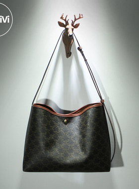 Airvivi-22S45-2025秋冬新款时尚老花水桶包腋下包斜挎包女包