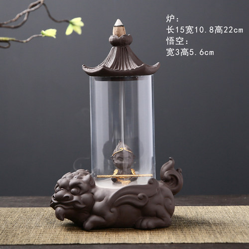大圣归来倒流香炉孙悟空创意摆件