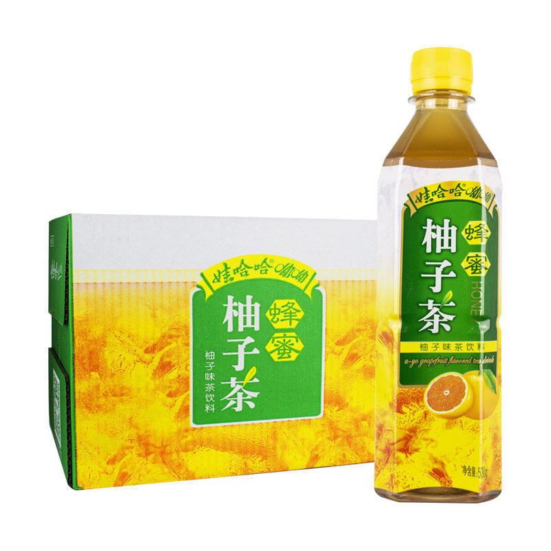 娃哈哈蜂蜜柚子茶500ml*15瓶整箱