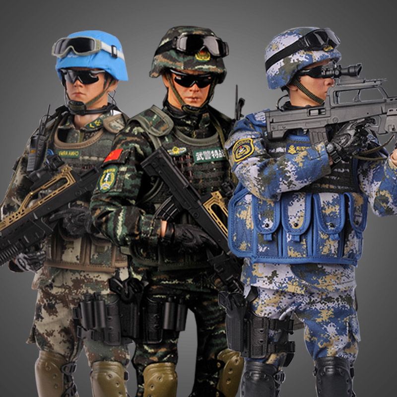 战队模型关节可动手办兵人