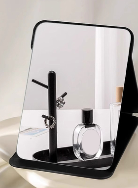 T镜子/折叠/桌面A1zoq001-折叠便携化妆镜宿舍用梳妆镜男女桌面镜