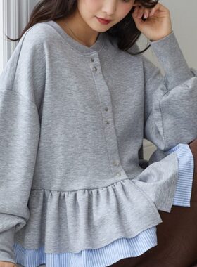 长期做外贸东南亚日韩春秋冬长袖女士卫衣宽松服装女装上衣外套