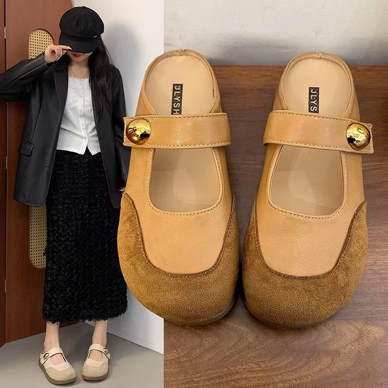 日本GP小金豆勃肯鞋女2026新款外穿内增高包头半拖厚底玛丽珍凉拖,女鞋,玛丽珍鞋,淘宝优惠券,粉丝福利购,淘宝优惠卷