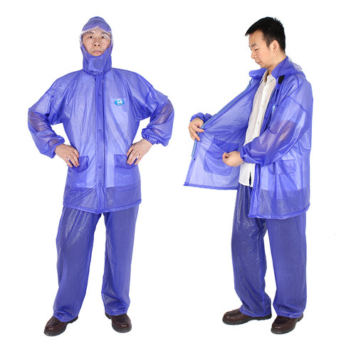 姜太公加厚男女雨衣雨裤高弹力
