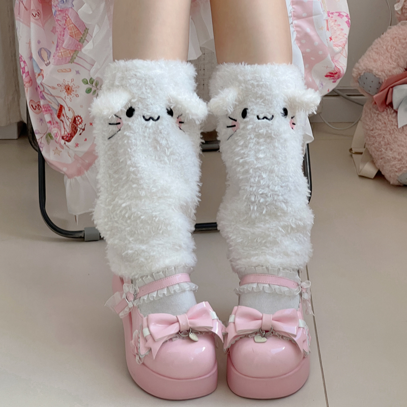 二次元cos猫咪表袜套腿套女