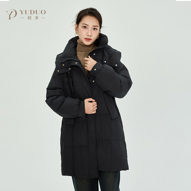 羽绒服女冬季90%白鸭绒加厚保暖小个子宽松清仓处理特价反季特卖