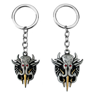 Baldur Gate游戏周边饰品博德之门3克苏鲁钥匙扣挂件跨境亚马逊