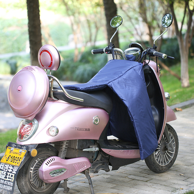 小型电瓶车分体双面防水挡风罩