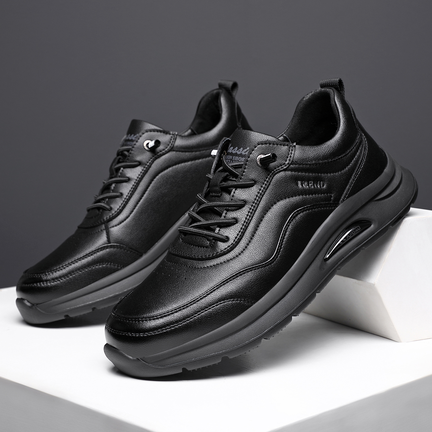 【2025新款休闲皮鞋特大码男鞋】