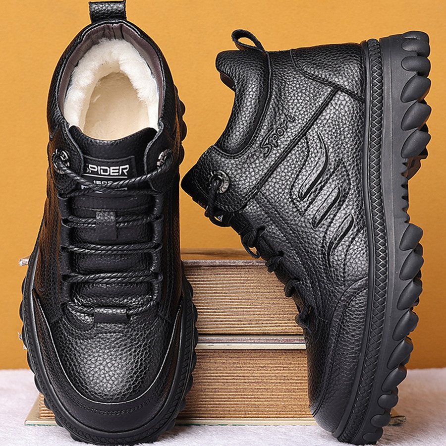 冬季大码男鞋45东北雪地靴46羊毛皮毛一体棉靴47加厚保暖棉皮鞋48,流行男鞋,时尚休闲鞋,淘宝优惠券,粉丝福利购,淘宝优惠卷