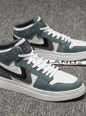 冬鞋特大码男鞋子46男士运动休闲鞋47宽脚加大保暖棉鞋高帮板鞋48