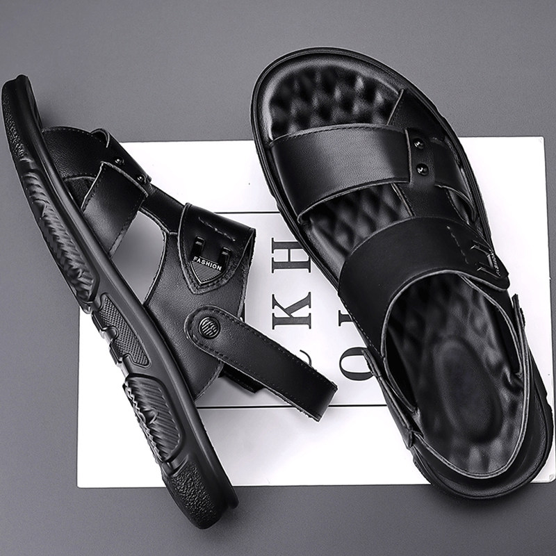 夏季新款大码男鞋45男士凉鞋46户外休闲两穿沙滩鞋47加宽脚肥拖鞋