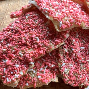 包邮建阳特产米粒糕皮膨pong糕单面不规则小吃年货500g