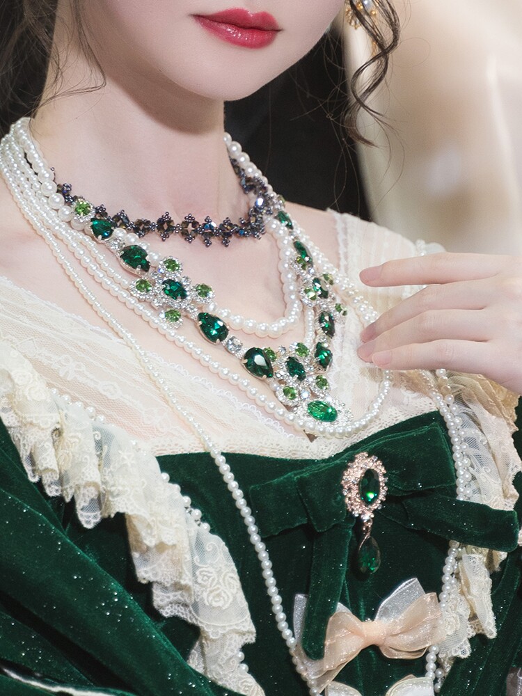 【现货丝绒版小物】头饰全款细闪洛丽塔配饰华丽精致优雅少女头饰