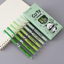 熊猫胖达直液式 走珠笔中性笔刷题签字笔学生初中生专用高颜值