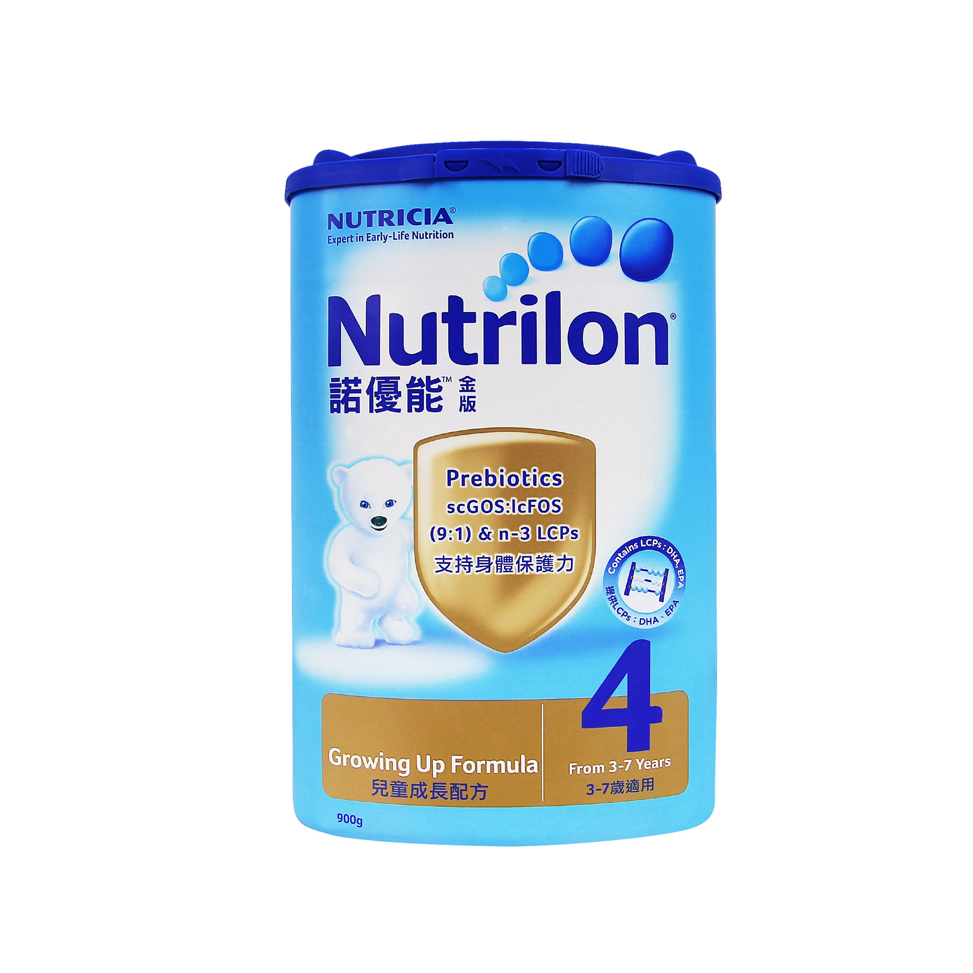 诺优能nutrilon 儿童成长奶粉 4段3岁  900g 欧洲原装进口