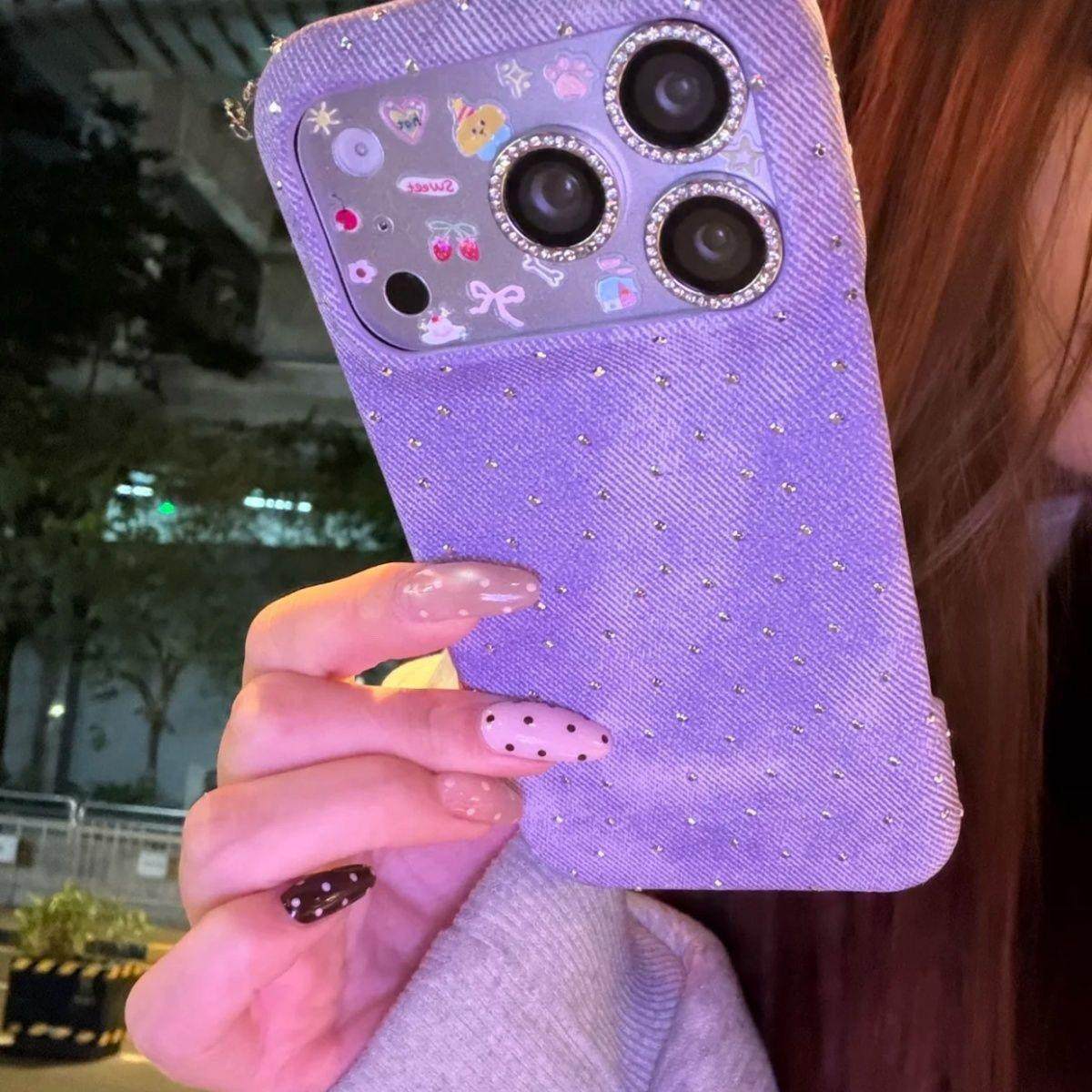 紫色ins风适用于iPhone17promax手机壳苹果16/15Pro硬壳半包14,3C数码配件,手机保护套/壳,淘宝优惠券,粉丝福利购,淘宝优惠卷