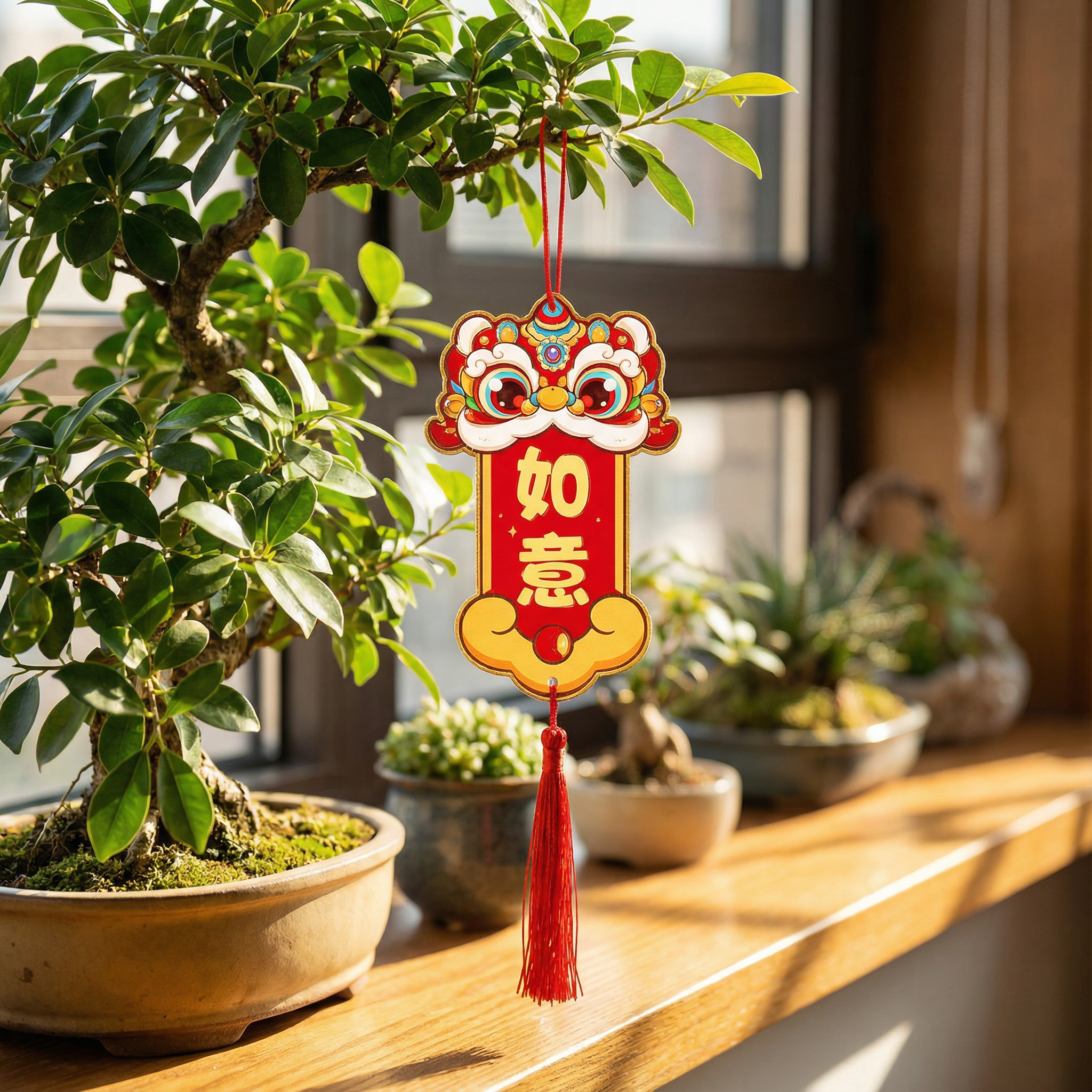 马年小挂件新年春节绿植盆景挂饰卡片小灯笼过年装饰用品年货卡通,节庆用品/礼品,节日装扮用品,淘宝优惠券,粉丝福利购,淘宝优惠卷