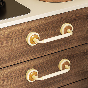 吸盘门把手免打孔强力淋浴房厨房移门玻璃门柜门冰箱拉手开门塑料