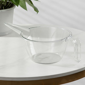 浇水壶家用长嘴浇花带刻度水勺透明大号园艺多肉尖嘴大容量淋花壶