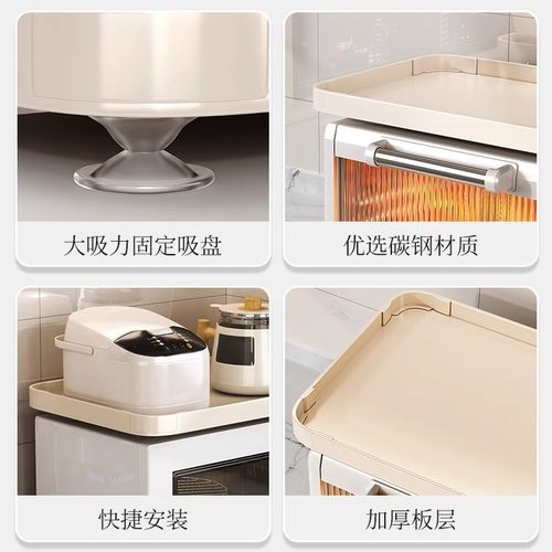 加厚微波炉置物架两层多功能烤箱