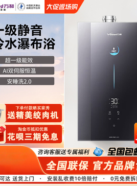 万和LS9D16 PRO燃气热水器下置风机一级能效静音水伺服增压零冷水