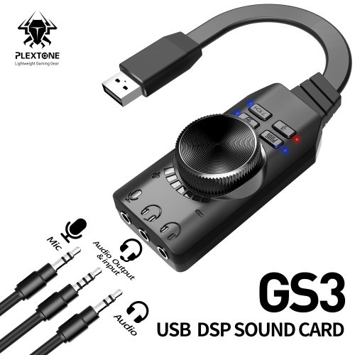 声卡电脑手机边吃鸡游戏声卡3.5耳机虚拟7.1声道台式机外置声卡